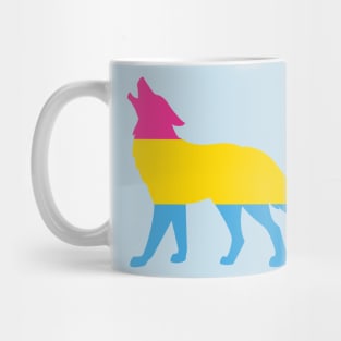 Pride Animals- Pansexual Wolf Mug